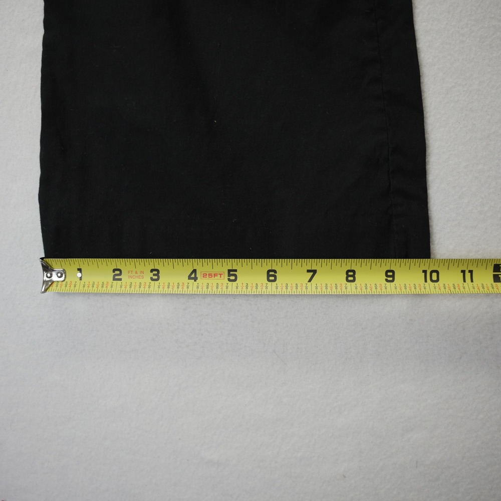 Maeve by Anthropologie Naomi Linen Black Wide Leg Blend Trousers Pants Size 0 - Picture 4 of 9